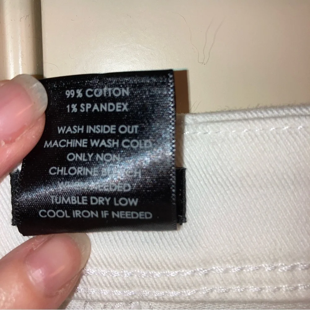 White Denim Ann Taylor Factory Skirt - Picture 4 of 4